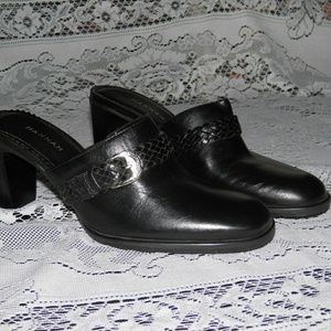 Like New Black Mule with Heel size 6.5